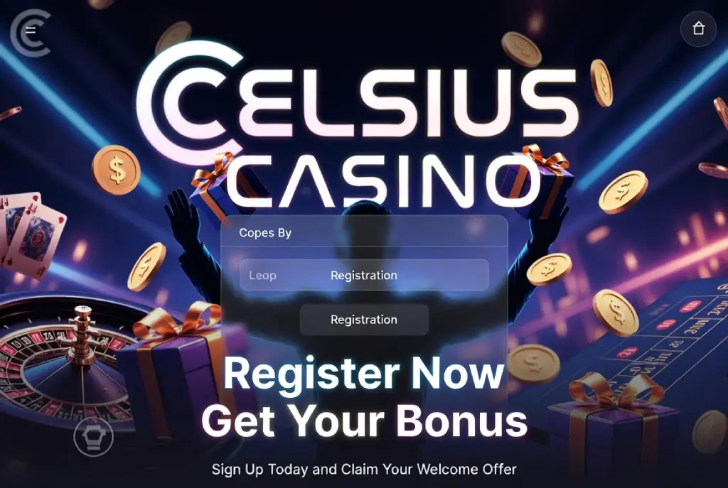 Celsius casino regisztráció lépésről lépésre